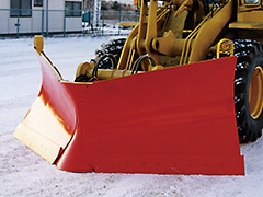 除雪車（除雪機）用タイヤショベルアタッチメント、スノーブレード